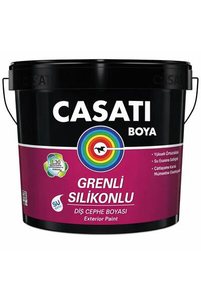 Casati Grenli Silikonlu Dış Cephe Boyası 25 Kg Beyaz