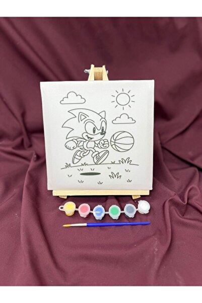 obelleatelier Boyama Seti 20x20 Desenli | 6 Renk Boya ve Fırça Dahil Eğitici ...