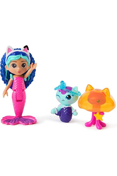 Generic Gabby's Dollhouse Aquarium Playset with Gabby, MerCat, Kitty Jellyfis...