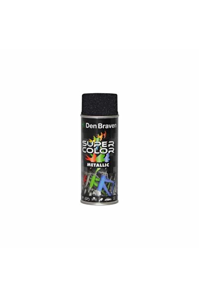 Den Braven Spray paint, metallic finish 400ml, black / D43440001