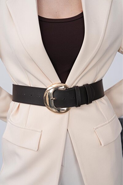MODAM HİFA Imported Buckle Women's Belt Dress Belt Shirt Belt Jacket Belt
