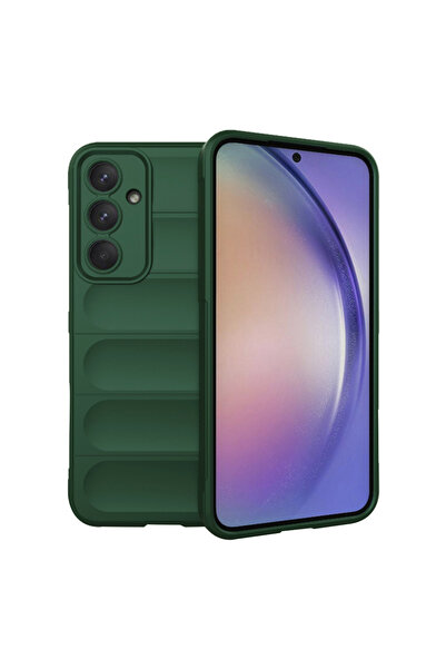 Techsuit Husa pentru Samsung Galaxy A54, Magic Shield, protectie antisoc, verde