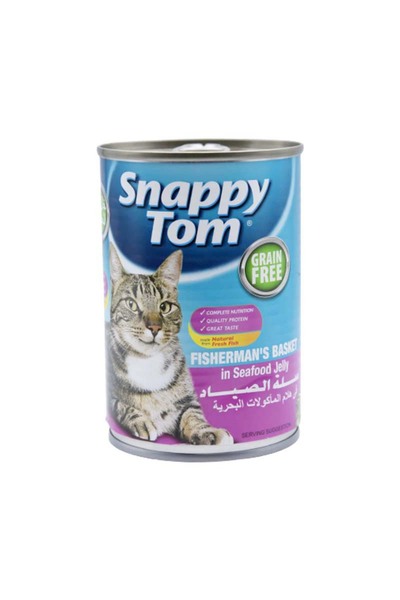 Snappy Tom طعام القطط فيشرمانز بارتيز 400 جرام