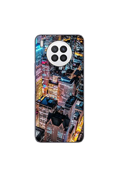 OEM Husa compatibila cu Huawei Nova 8i Silicon Gel Tpu Model Night City