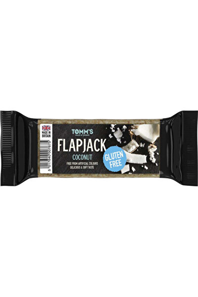 bombus Baton energizant Flapjack Tomm's, cu nuca de cocos, fara gluten 100g