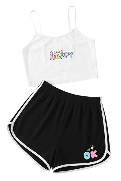 PEMBİŞ HOMEWEAR Natural Pamuk süprem crop basic