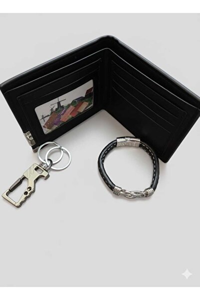 CTAL Slim Wallet , magnetic bracelet and Keychain set, CTAL, 3 pieces