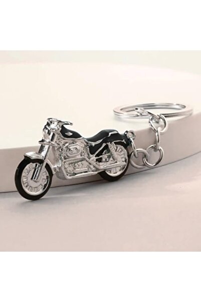 Yıldızan Srdshop Kdot Motorcycle Design Keychain, Black, Zinc Alloy Metal, Mo...