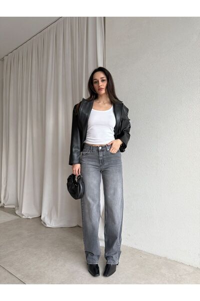 Mooi Butik MİORİ Jean 0005 - Gri