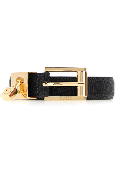 Guess ανθρακί ζώνη Yesba BW9322