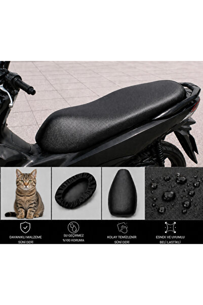 lawrenceshop Husa de șa pentru motociclete Rutec Lucca 50 Easy Protecție impe...