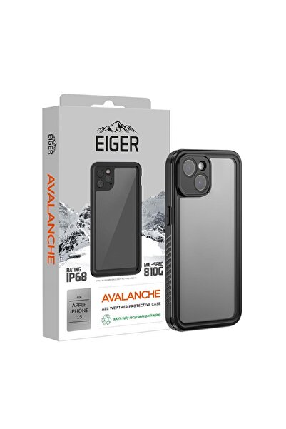 EIGER Husa Avalanche iPhone 15 Negru