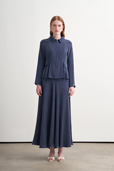 Moodbasic Premium by Taşlanmiş İpek Cupra Skirt Set