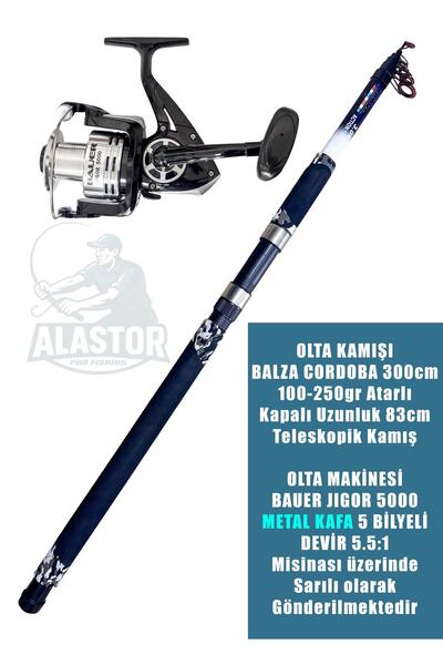ALASTOR Olta Seti Olta Kamışı Olta Makinesi Kıyı Tatlı Su Göl Deniz Olta Seti...