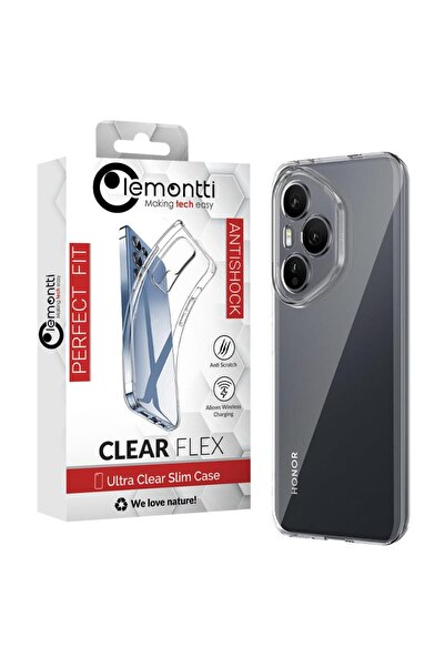 lemontti Θήκη σιλικόνης Honor 400 Pro Διάφανη