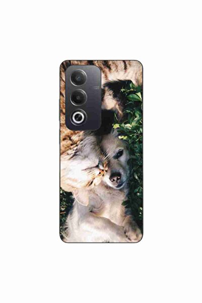 OEM Husa compatibila cu Oppo A80 Silicon Gel Tpu Model Caine si Pisica