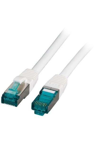 EFB Cablu patch RJ45 S/FTP Cat.6A LSZH 10.00m alb