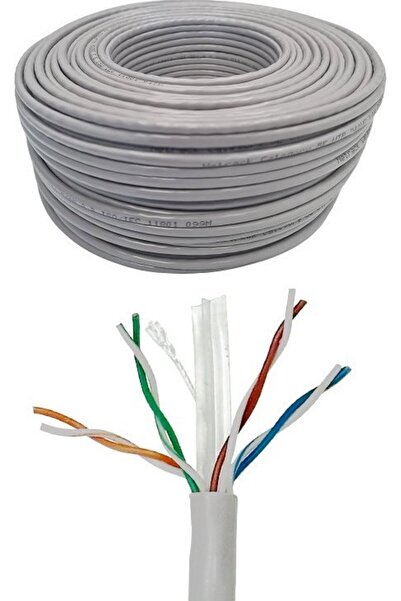 Netrack Cablu de rețea LAN Cat 6 UTP, gri, 50m, CCA