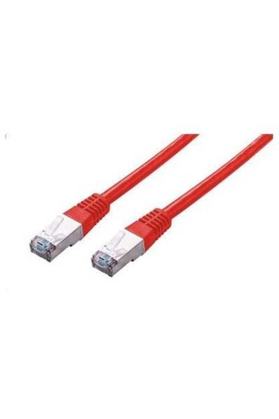 C-TECH Cablu patchcord Cat5e, FTP, ƒçerven√Ω, 1m