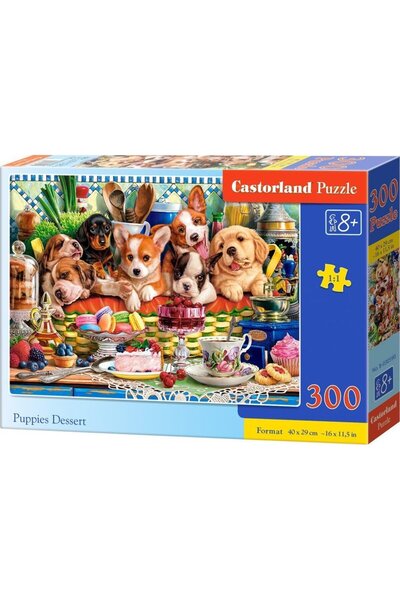 Castorland Puzzle 300 Cățeluși Desert CASTOR