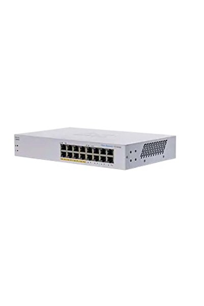 Cisco Systems Cisco switch CBS110-16PP (16xGbE, 8xPoE+, 64W, fanless) - REFRESH