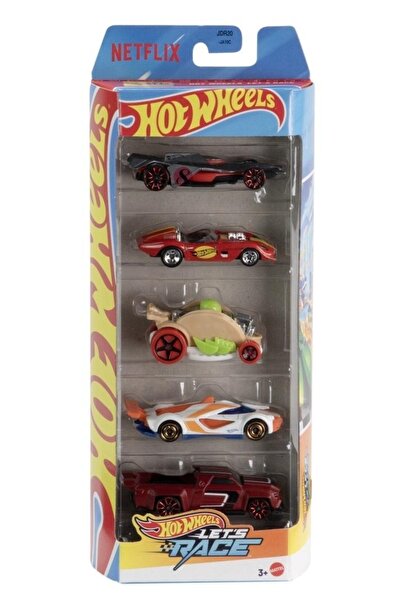 Mattel Games Hot Wheels Să înceapă cursele! Pachet de 5 (12 buc.)