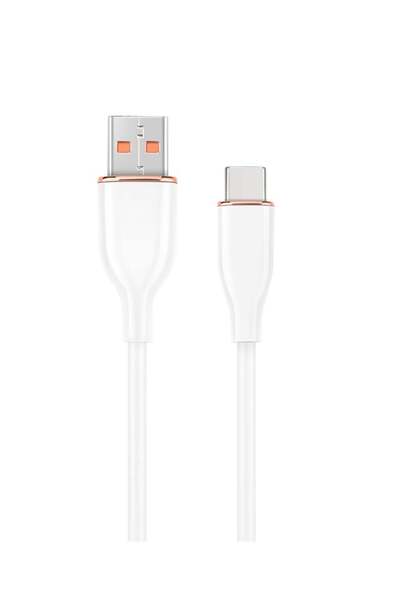 Gembird Cablu USB 2.0 tip C (AM/CM) cu înveliș din silicon, 1.5m, alb
