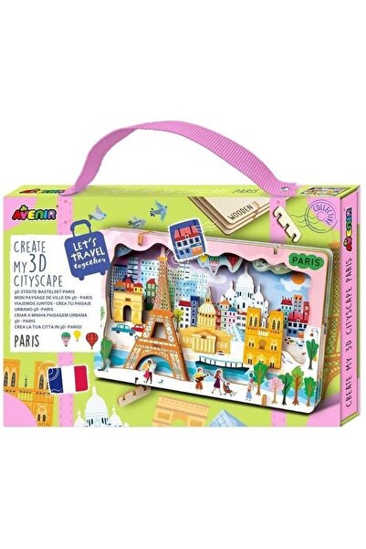 AVENİR Stw√≥rz pejza≈º miejski Pary≈º - puzzle drewniane 3D