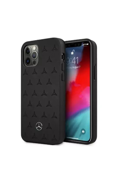 Mercedes Benz Mercedes MEHCP12LPSQBK iPhone 12 Pro Max 6,7 " negru carcasă ri...