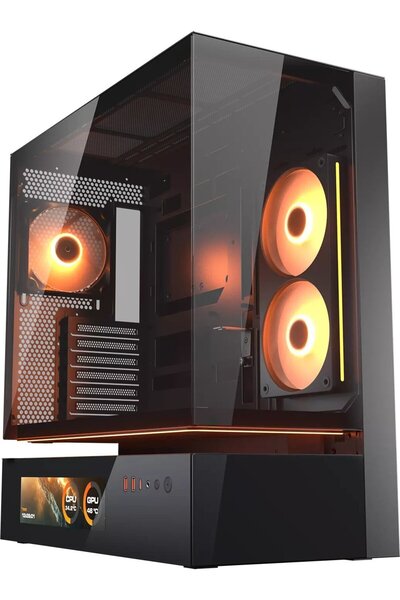 Cougar Geh√§use Midi-Tower CFV235 Vision, ARGB, Sticlă, Negru