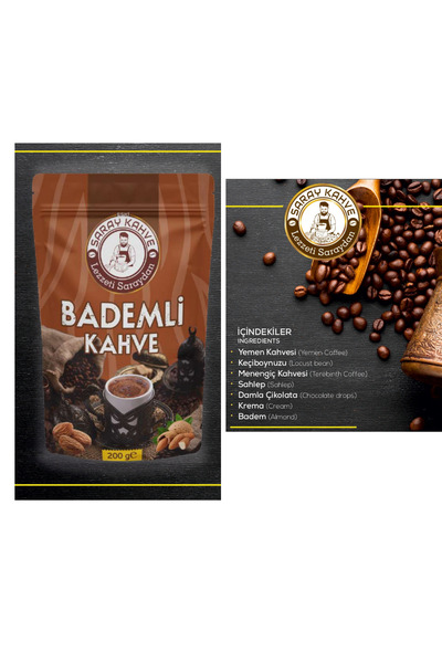 SARAY KAHVE Bademli Türk Kahvesi 200 g