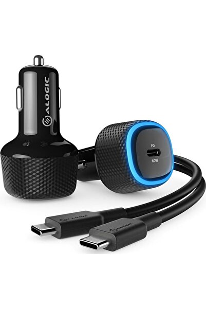 Alogic Adaptor de încărcare USB-C 60W negru