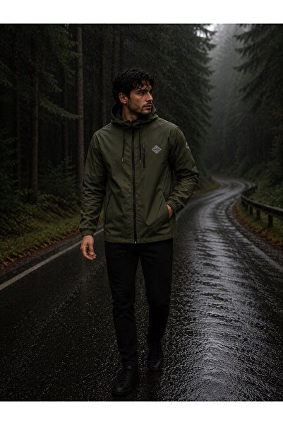 Gül Maison Men's Seasonal Hooded Windbreaker New Season Lightweight Fabric Li...