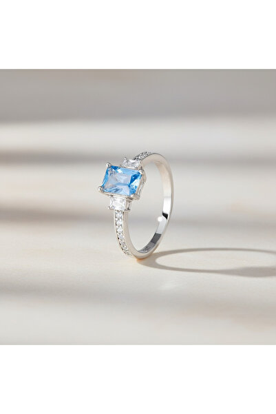 Oria Jewelry 925 silver ring with zirconium