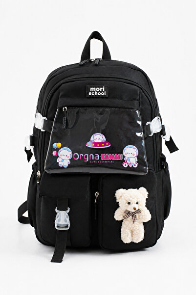 Mori School Bag Σχολική τσάντα Κορεάτικου στυλ Kawaii, αδιάβροχη, από γαμπαρν...