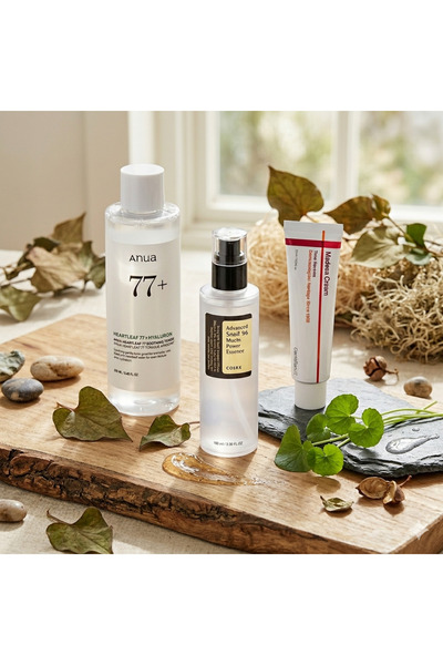 anua c 3 in 1 Complete Routine Set - Toner + Serum + Regenerating Cream