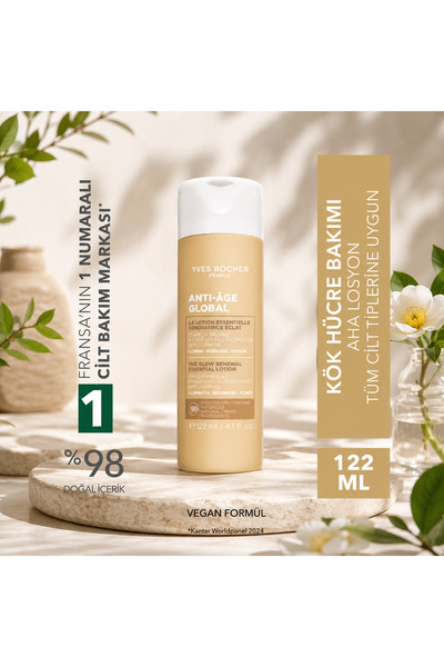 Yves Rocher Yaşlanma Karşıtı Cildi Aydınlatıcı, Yenileyici ve Dolgunlaştırıcı...