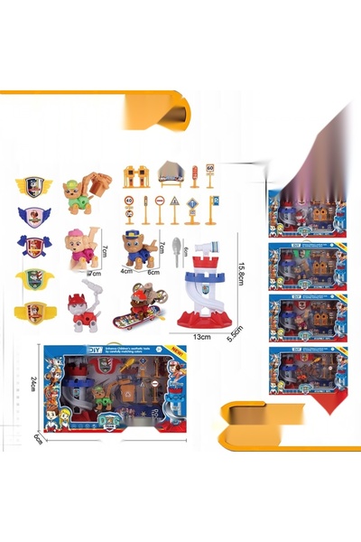Trendbaby مجموعة شخصيات دورية المخلب 4 أشكال من Trend Baby & Trend Kids