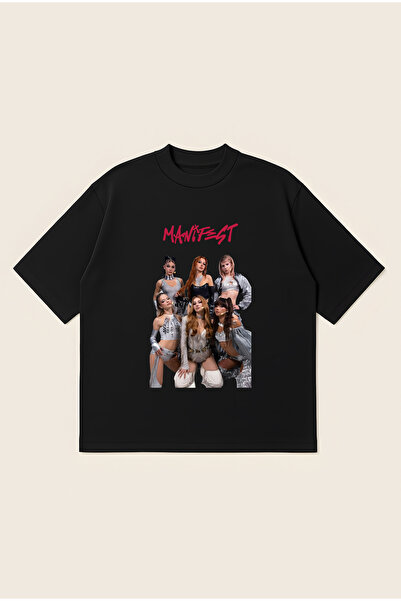 Moon Dancer Μπλουζάκι Manifest Girls Oversize Boxy Cut Unisex 100% Βαμβακερό ...