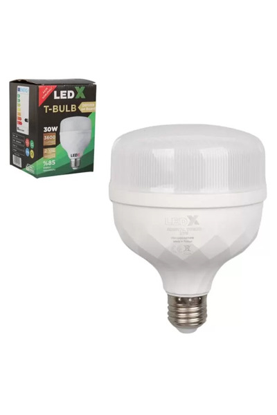 Generic Brand Ledx Al-Tb30 Current Protected 30 Watt 3600 Lumen E27 White Cry...