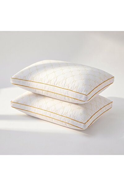ShinyFlower Luxury Quilted Sleeping Pillow 73x45cm, Hotel Style Pillow with H...