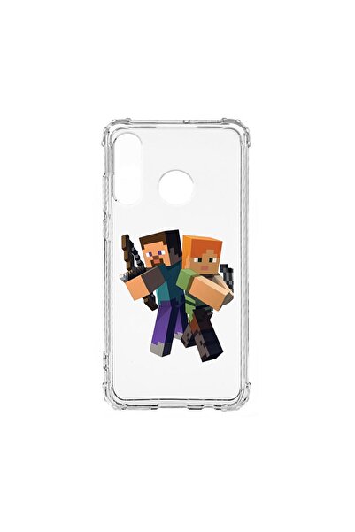 bestcase Husa Anti Shock, Compatibila Cu Huawei P30 Lite, Minecraft, Silicon ...