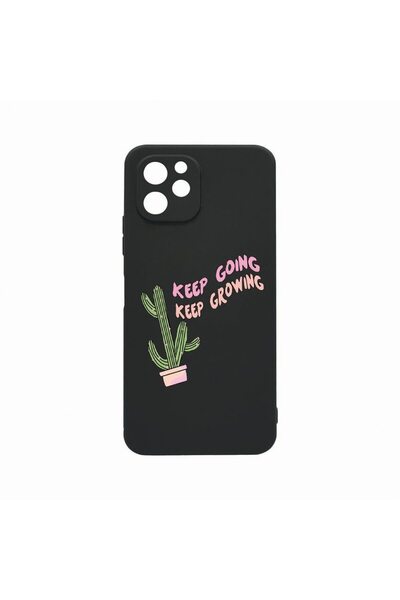 bestcase Θήκη, Συμβατή με Huawei nova Y61, Σχέδιο  "Keep Growing ", Σχέδιο Κά...