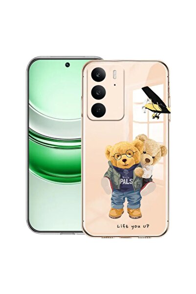 bestcase Husă transparentă din silicon pentru Realme C71, Ursulețul Teddy mă ...