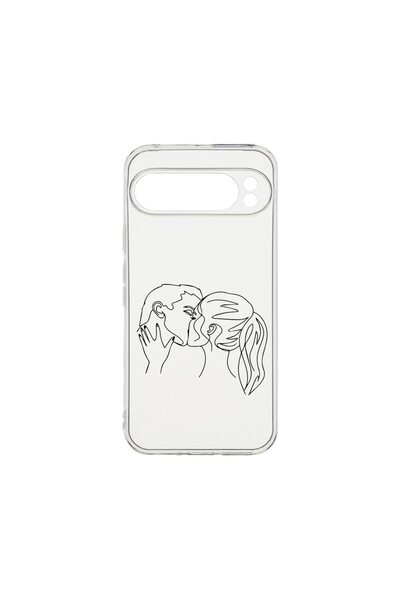 bestcase Husă transparentă din silicon de 2MM, compatibilă cu Google Pixel 9 ...