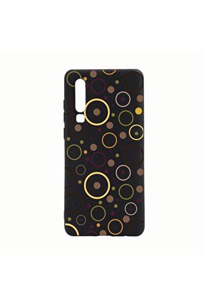 bestcase Θήκη Huawei P30, Κύκλοι, ανθεκτική στη φθορά, αντιολισθητική, Σιλικό...
