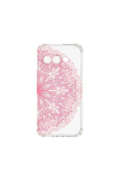 bestcase Калъф за Google Pixel 9a, BestCase® Anti Shock 1.5MM, Дантелено розо...