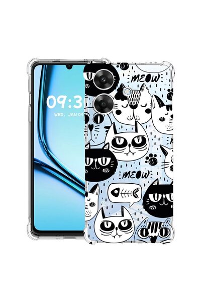 bestcase ¬Æ Husa Anti Shock pentru Realme Note 60 / Note 60X cu Design Cool C...