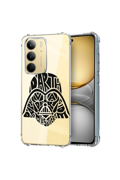 bestcase ¬Æ Husa pentru Realme 14x 5G, Anti Shock 1.5MM, Calligraphy Darth Va...