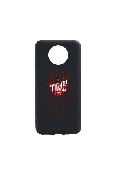 bestcase Husa Silicon Compatibila cu Nokia 5.4, Wine Time, rezistenta la uzur...